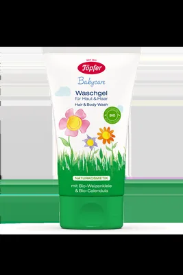 Lotiune de spalare pentru par si corp, 150ml, Topfer