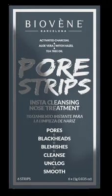Plasturi curatare puncte negre Pore Strips, 6 bucati, Biovene