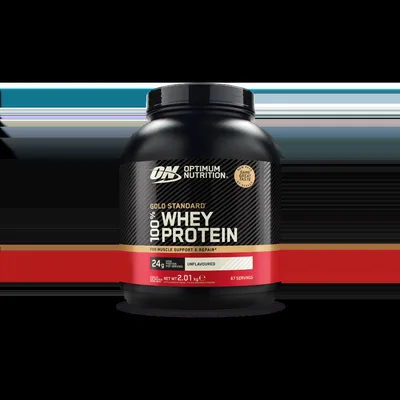 Pudra proteica proteine din zer 100% whey gold standard Fara aroma, 2.01kg, Optimum Nutrition