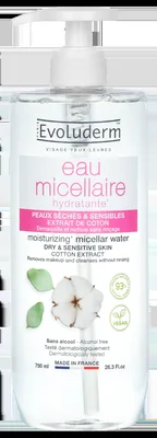 Apa micelara pentru demachierea tenului uscat si sensibil, 250ml, Evoluderm