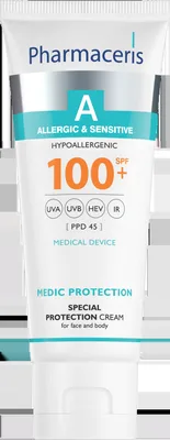 Crema cu protectie speciala SPF100+ A, 75ml, Pharmaceris
