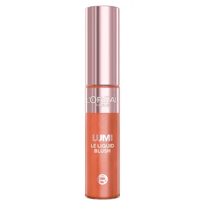 Fard de obraz lichid Lumi Le Liquid Blush 627 Glowy Warm Peach, 11ml, L'Oreal Paris