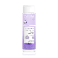 Clean shot toner netezitor cu efect de peeling, 200ml, Eveline Cosmetics