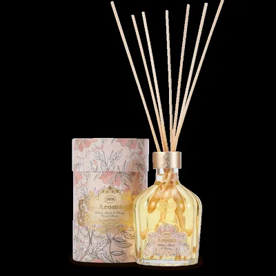 Parfum de camera White Musk & Bujor, 245ml, Sabon