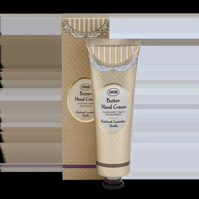 Crema de maini Patchouli Lavender Vanilla, 30ml, Sabon