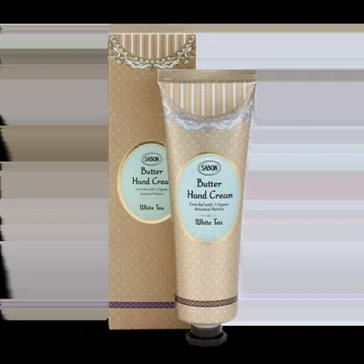 Crema de maini White Tea, 30ml, Sabon