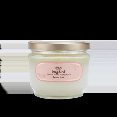 Exfoliant pentru corp Green Rose, 200g, Sabon