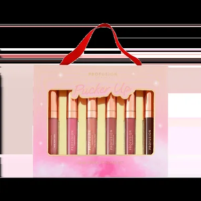 Set 6 Gloss-uri de buze Pucker Up, 6 x 3.5ml, Profusion Cosmetics