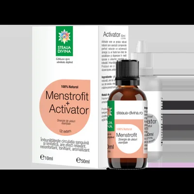 Pachet Menstrofit 10ml + Activator 50ml, Steaua Divina
