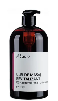 Ulei de masaj revitalizant, 236ml, Sabio