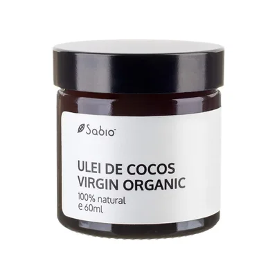 Ulei de cocos virgin organic, 120ml, Sabio