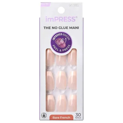 Unghii false Impress Nails Heroic, 30 bucati, Kiss