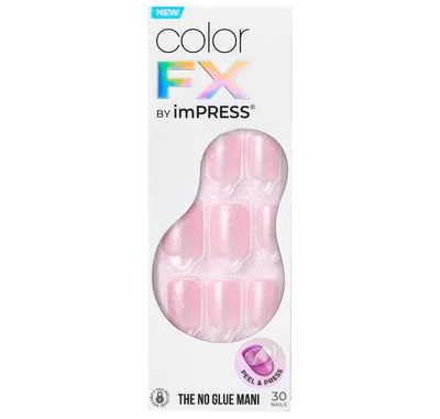 Unghii false Impress Color Fx Pop Star, 30 bucati, Kiss