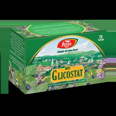 Ceai Glicostat, 20 plicuri, Fares