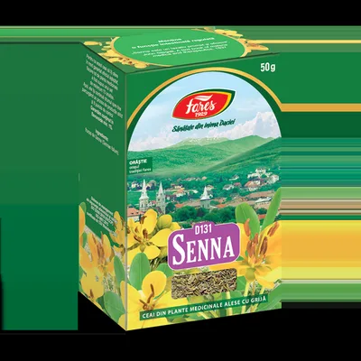 Ceai frunze de senna, 50g, Fares