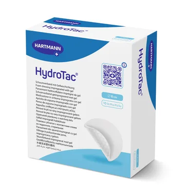 Pansament rotund din spuma Hydrotac 6cm, 10 bucati, Hartmann