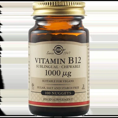 Vitamina B12 1000mcg, 100 tablete, Solgar