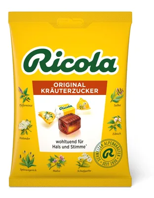Dropsuri din plante Original Herbs, 40g, Ricola
