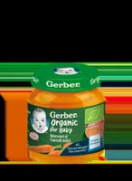 Piure Bio din morcovi si cartofi dulci de la 4 luni, 125g, Gerber
