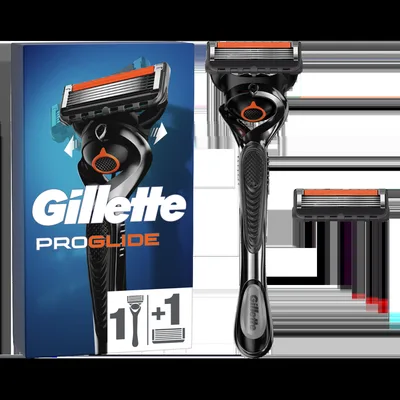 Aparat de ras pentru barbati Proglide + rezerva, 1 bucata, Gillette