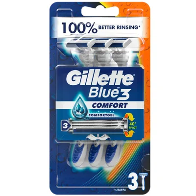 Aparate de ras de unica folosinta Blue 3, 3 bucati, Gillette