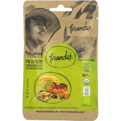 Mix de fructe deshidratate BIO, 30g, Fruandes