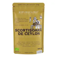Scortisoara de Ceylon pulbere ecologica pura, 100g, Republica Bio