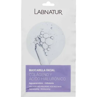 Masca de fata cu acid hialuronic si colagen, 15ml, LabNatur