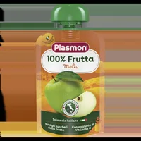 Piure din pulpa de mere si banane cu vitamina C, 100g, Plasmon