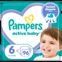Scutece Active Baby Mega Box Marimea 6 pentru 13 -18 kg, 96 bucati, Pampers