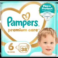 Scutece Premium Care marimea6 13+ kg, 38 bucati, Pampers