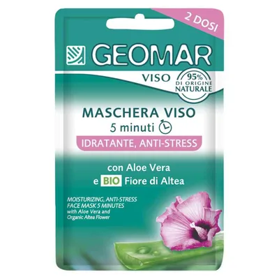 Masca de fata bio antistres, 15ml, Geomar