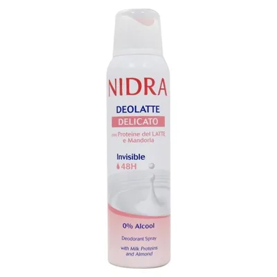 Deodorant spray cu lapte si migdale, 150ml, Nidra