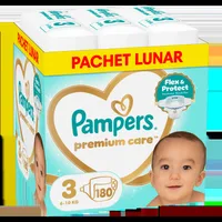 Scutece Premium Care Marimea 2 pentru 4-8 kg, 68 bucati, Pampers