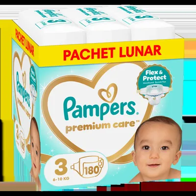 Scutece Premium Care Marimea 2 pentru 4-8 kg, 68 bucati, Pampers