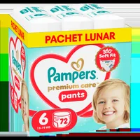 Scutece-chilotel Premium Care Pants XXL Box Marimea 3 pentru 6-11 kg, 144 bucati, Pampers