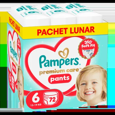 Scutece-chilotel Premium Care Pants XXL Box Marimea 3 pentru 6-11 kg, 144 bucati, Pampers