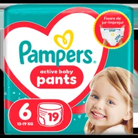 Scutece-chilotel Pants Carry Pack Extra large, Marimea 6 pentru 13 - 19kg, 19 bucati, Pampers