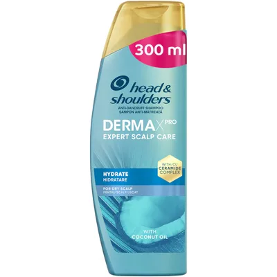 Sampon anti-matreata hidratant pentru scalp uscat Derma X Pro, 300ml,  Head & Shoulders