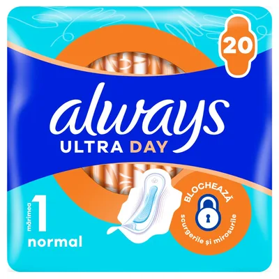 Absorbante Ultra Day Normal, 10 bucati, Always