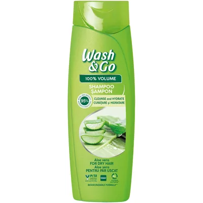 Sampon cu aloe vera, 675ml, Wash&Go