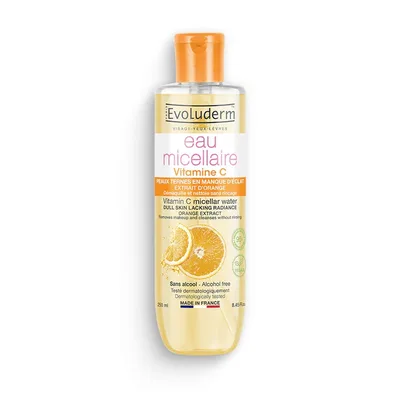 Apa micelara pentru demachiere cu Vitamina C, 500ml, Evoluderm