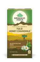 Ceai Tulsi miere si musetel, 25 plicuri, Organic India