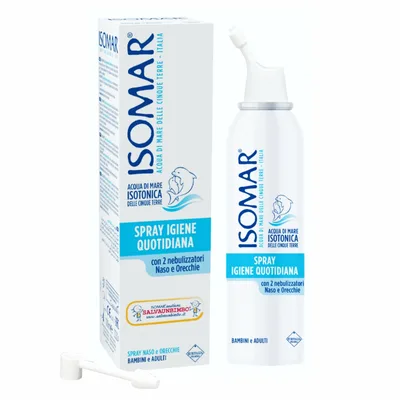 Spray nazal si de urechi Isomar cu apa de mare izotonica 12+, 100ml, Euritalia