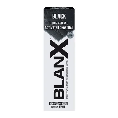 Pasta de dinti cu carbune Black, 75ml, BlanX