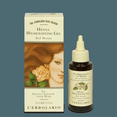 L'Erbolario Gel colorare pentru par Henna Red, 70ml