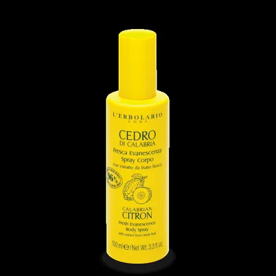 L'Erbolario Spray pentru corp Calabrian Citron, 100ml
