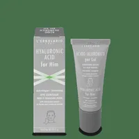 L'Erbolario Contur pentru ochi anti oboseala cu acid hialuronic pentru barbati, 15ml