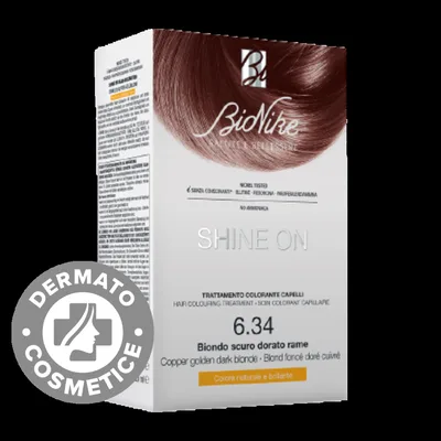 Vopsea pentru par Nr. 6.34 Coper Golden Dark Blonde Shine On, 1 bucata, Bionike