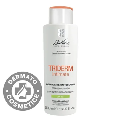 Gel intim de curatare pH 7.0 Triderm Intimate, 500ml, Bionike